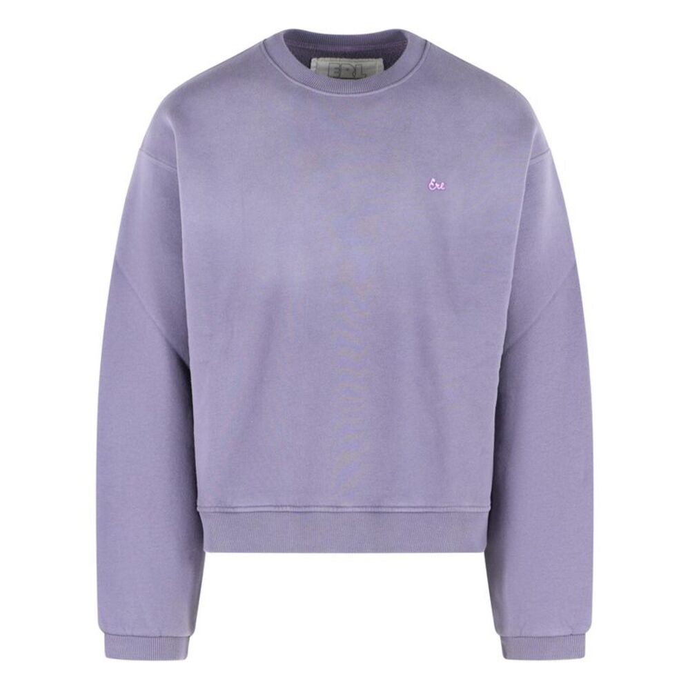 Erl Purple Cotton Sweatshirt Men